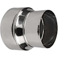 Miniatyrbilde 2 av 3: Adapter for skorsteinsrør i rustfritt stål - 80 mm / 60 mm (1 stk)