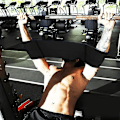 Miniatyrbild 4 av 5: Bänkpressband för styrketräning, öka styrkan, push-ups, svart