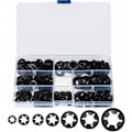 Miniatyrbillede 1 af 5: 340 Starlock-brikker, - M3/M4/M5/M6/M8/M10/M12, Sort