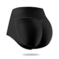 Miniatyrbillede 1 af 4: Dame Push-Up Underbukser med Polstring - Butt Lift & Shaping - Falsk Bagdel - Usynlig Kontrol Underbukser (Glans Sort - One Size)