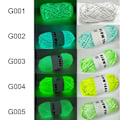 Miniatyrbilde 3 av 5: Luminous Chunky Garn Gløder i Mørket G004