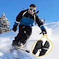 Miniatyrbillede 4 af 5: Vinter Ski Handsker Mænd Og Kvinder Udendørs Kørsel Vandafvisende Anti-Slip Touch Screen Varme