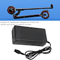 Miniatyrbilde 5 av 5: KUGOO M4 M4PRO 10 tommers Scooterlader, 54.6V 2A Flyhodelader med 3 hull, EU-plugg