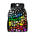 Miniatyrbild 1 av 5: Game Bfdi Battle For Dream Island Skolväska för Tonårsflickor Mellanskola Väska Laptopväskor