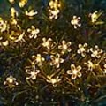 Miniatyrbillede 3 af 4: 1 stk 7M 50 Lampeperler LED Stjerne Solcellelysstreng Have Feelysslynge