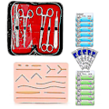 Miniatyrbillede 1 af 5: Komplett Suture Kit til Studerende, Inkluderer Silikon Suture Pad og Suture Værktøj til Øvelse