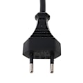 Miniatyrbillede 4 af 4: Strømadapterkabel EU 2-benet han til IEC 320 C5 Micky til bærbar strømforsyning 30 cm