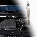 Miniatyrbillede 3 af 5: 4 stk. Gløderør Durable Replacement Metal Solid 2.5 D Tændrør 0250202092 til Mitsubishi Challenger L200 L300