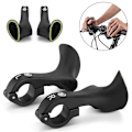 Miniatyrbilde 1 av 5: 1 Par Sykkelstyreender 22,2 mm Sykkelstyreender Nylon Styregrep Ergonomisk Design Sykkeltilbehør For Landevei MTB