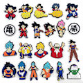 Pikkukuva 5 / 5: 22 kpl Dragon Ball -kenkäkoristeita DIY-kengille, sandaaleille, koristeluun, kenkävarusteet, juhlatarvikkeet, lahjat