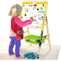 Miniatyrbild 4 av 4: 4 Stycken Vattentäta Målarförkläden för Barn med Lång Ärm och 3 Fickor