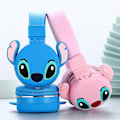 Pikkukuva 2 / 5: Disney Lilo & Stitch - Lasten Bluetooth-langattomat kuulokkeet, taitettava kuulokemikrofoni, pehmeät korvatyynyt