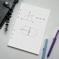 Miniatyrbild 2 av 3: A5 prickadet påfyllningspapper, 6-ringars påfyllningsbart anteckningspapper, A5 påfyllningspapper för anteckningsböcker (prick)