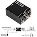 Miniatyrbillede 2 af 5: Digital til Analog Lydkonverter Optisk (spdif/toslink) og RCA (l/r)
