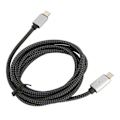 Miniatyrbild 3 av 5: USB C magnetisk laddningskabel - 1,5 m, PD 100 W snabbladdning, 480 Mbps, rak kabel med LED-ljus