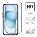 Pikkukuva 5 / 5: WANLONFENG XL -sarja Samsung Galaxy A05s 4G -puhelimelle, aaltoreunainen TPU-suojakuori karkaistulla lasikalvolla