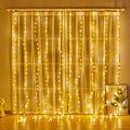 Miniatyrbild 2 av 3: Julgardiner med USB LED-lampor, festgardiner med LED-lampor, julsträngljus, dekorationer, bröllopsdekorationer 3*2m