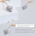 Miniatyrbild 5 av 5: Rörlig Musleksak för Katt USB-Laddning Lek-Fånga Råttor för Inomhus Katter