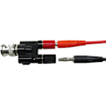 Miniatyrbillede 4 af 5: BNC Banan til To 4mm Banan Han Hun Koaksial Stik BNC Type 3 Vejs Splitter RF-Adapter Bnc Koaksial Stik