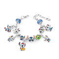 Miniatyrbild 4 av 5: Julkalender 2024 med 24 Dagar Nedräkning Lilo & Stitch Armband och Halsband Charm Beads Hänge DIY Smyckesatser Barn Julgåva