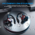 Pikkukuva 5 / 5: Langattomat urheilukuulokkeet, langattomat kuulokkeet mikrofonilla Bluetooth, Hi-Fi stereo Bluetooth-kuulokkeet urheiluun, työhön