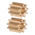 Miniatyrbillede 4 af 5: 2 stk. Motor-tandhjul i messing, erstatning kompatibel med Duplo Intelli Lok modul 0,5 9 tænder