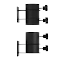 Miniatyrbillede 1 af 5: Robust Terrasseparasolholder, Parasolstand Parasol Klemme Montering Beslag til Dækreling, Montering til Dæk 2 stk