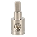 Miniatyrbilde 3 av 5: Amp Inngangsreduksjon 0 Gauge til 4 Gauge Wire Reducer /Ground GA Adaptere Nikkelbelagt Messing 4 stk