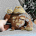 Miniatyrbillede 3 af 5: Stor Gigant Blød Squishable Fidget Abe Antistress Legetøj Blødt Sjovt Gave Legetøj til Børn Latex Gorilla Figur Legetøj