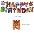 Miniatyrbild 3 av 3: Fnaf Tema Fans Födelsedagsfest Tillbehör Banner Ballonger Kit Tårta Cupcake Topper Dekorationer Set Halloween Dekoration