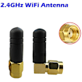 Miniatyrbilde 2 av 5: 2 stk 3dBi 2.4Ghz WIFI Antenne SMA Hane Router Bluetooth Antenner Trådløs Modul 2.4G Ekstern Antenne