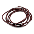 Miniatyrbillede 1 af 5: 4mm Ægte Rundt Læder Bagagetov Thong Snøre DIY Armbåndsfund Rope Fletning Snøre Multifunktionel Manuel Tilbehør Til Taske Smykkefremstilling