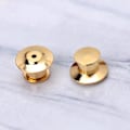 Miniatyrbillede 5 af 5: 10 Stk. Metal Låse Pin Backs Nyttige Badge Insignia Pin Backs Udskiftning
