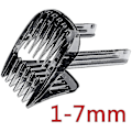 Pikkukuva 2 / 5: 1-7 mm Hiustenleikkurin Lisäkampa HC9450 HC9490 HC7460 HC7462