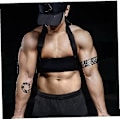 Miniatyrbillede 4 af 5: 1 stk Justerbar Vægtløftningsarmtræner Bodybuilding Biceps Triceps Curl Bomber Arm Muskeltræning