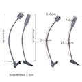 Pikkukuva 5 / 5: 2 kpl Starlink V2 -kaapelin SPX–RJ45-adapteri Ethernet-kaapelin muunnin CAT5E 26AWGx4P D-liitin