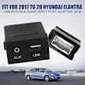 Miniatyrbillede 3 af 5: USB/iPod/AUX Audio Input Port Adapter Jack 96120-F2000 Til 17-20 Hyundai Elantra