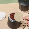 Miniatyrbillede 2 af 5: 1000 stk. kaffefiltre, udskiftelige runde kaffefiltre, engangspapirfiltre til kaffefilter