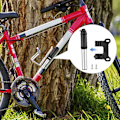 Miniatyrbillede 5 af 5: 1 stk Mini cykelpumpe [140PSI], Sort til MGM og Schrader, let
