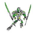 Miniatyrbild 1 av 4: BIONICLE Lewa Jungle Keeper Akida Vattenvarelse Ketar Stenvarelse Actionfigurer Byggsten Robotleksaker Barngåva