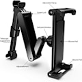 Miniatyrbillede 3 af 5: Bilstol Tablet Holder, Warxin Bilstol Tablet Holder Universal Auto 360 Rotation Hovedstøtte Størrelse Justerbar