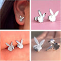 Miniatyrbilde 5 av 5: Kirurgisk Stål Playboy Bunny Stud Ørepynt