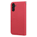 Pikkukuva 2 / 5: Kotelo Xiaomi Mi 10 Lite 5G:lle - söpö eläinkuvallinen nahkainen lompakko-kääntökansi, magneettinen suojakotelo - Punainen kissa