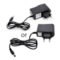 Miniatyrbillede 1 af 2: EU Stikkontakt 100v-240v Til 3v 1a AC/til DC Strømforsyningsadapter
