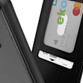 Miniatyrbild 3 av 5: Fodral för Xiaomimi Note 13 Pro 5G Vertikalt Flipp med Kortfack, Svart