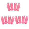 Miniatyrbillede 1 af 5: 12 stk. Pink Plastik DIY Hår Styling Rullekrøller Klips