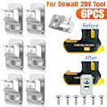 Miniatyrbillede 1 af 5: 6 stk. udskiftningsbælteklips-kroge til Dewalt 20V værktøjer DCD980 DCD985 DCD980L2
