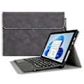 Miniatyrbild 3 av 5: För Microsoft Surface Pro 9 PU Läder Tangentbordsfodral Justerbart Ställ Anti-dropp Tablet Skydd