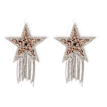 Miniatyrbillede 1 af 5: Tassel Nippel Paster Cover Sequin Stjerne Bryst Stickers Lingerie Bryst Patch Intim Nippel