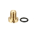 Miniatyrbillede 5 af 5: 17111712788 Radiator Overflow Kølervæske Udvidelsesbeholder Aftapningsskrue Guld til E36 E39 E46 osv.